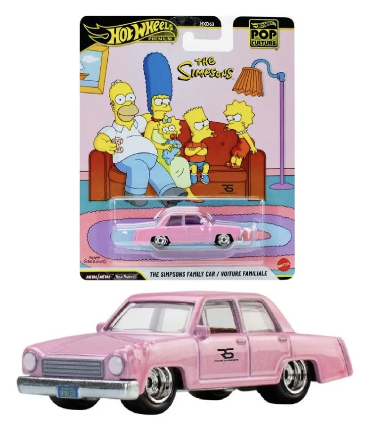 Hot Wheels Premium Los Simpson 2026 Pop Culture.